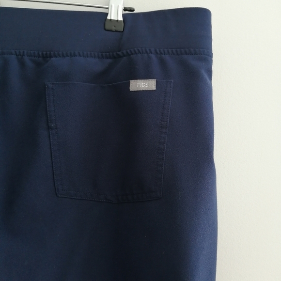 Figs Plus Size Zamora Joggers Medical Scrub Bottoms Navy Blue XXL - Picture 8 of 16